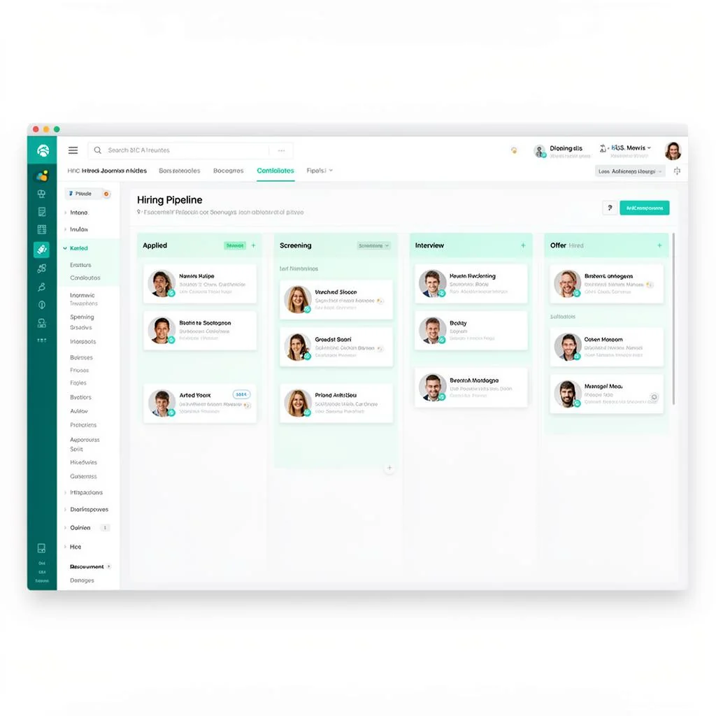 Hirebee recruitment board view