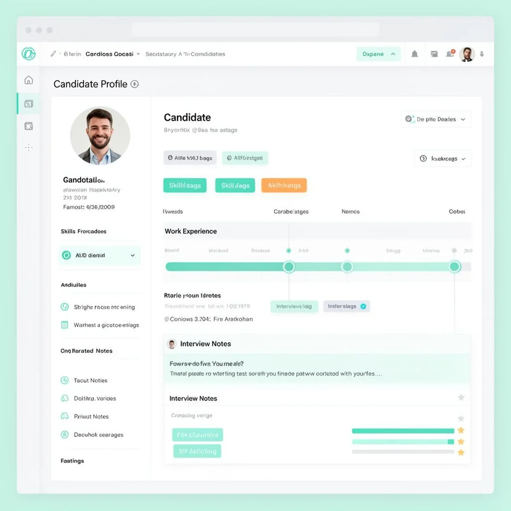 Hirebee HR analytics dashboard showing hybrid workforce metrics