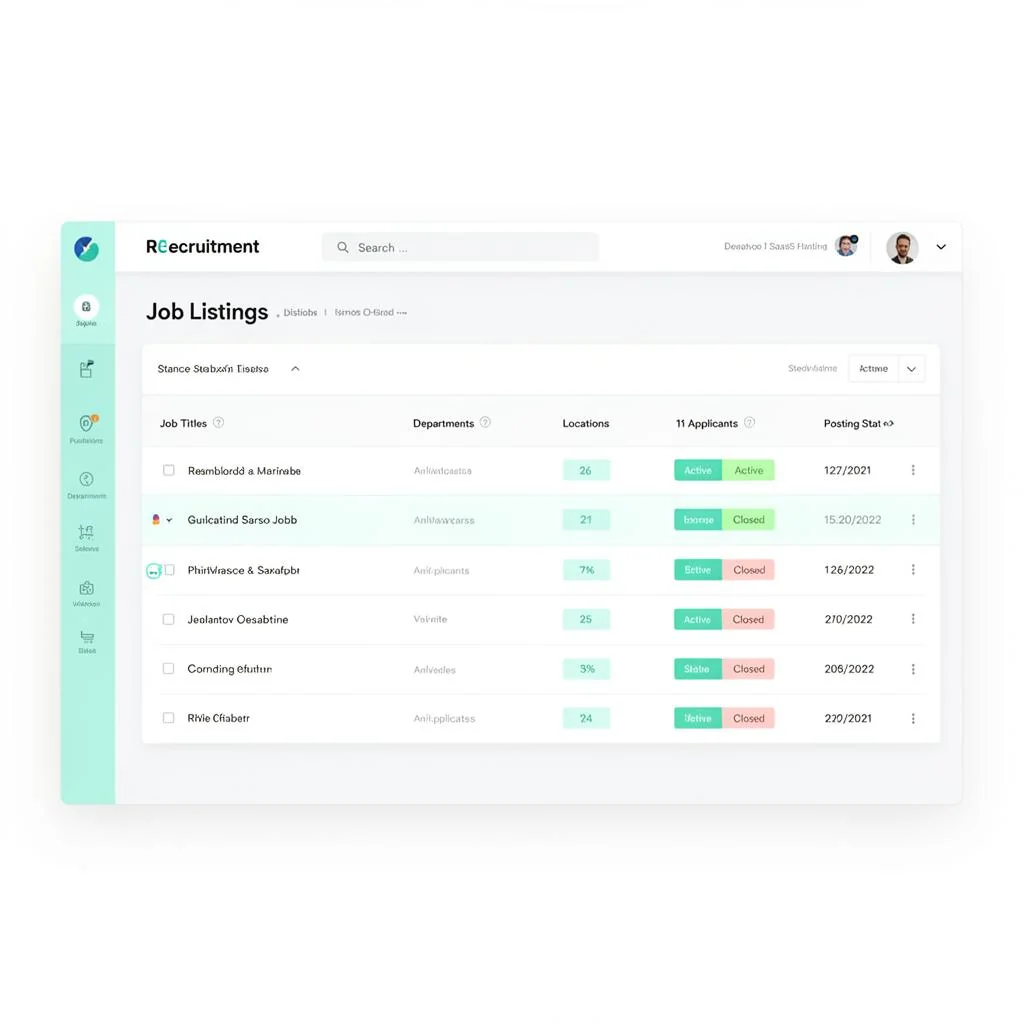 Hirebee job listing dashboard