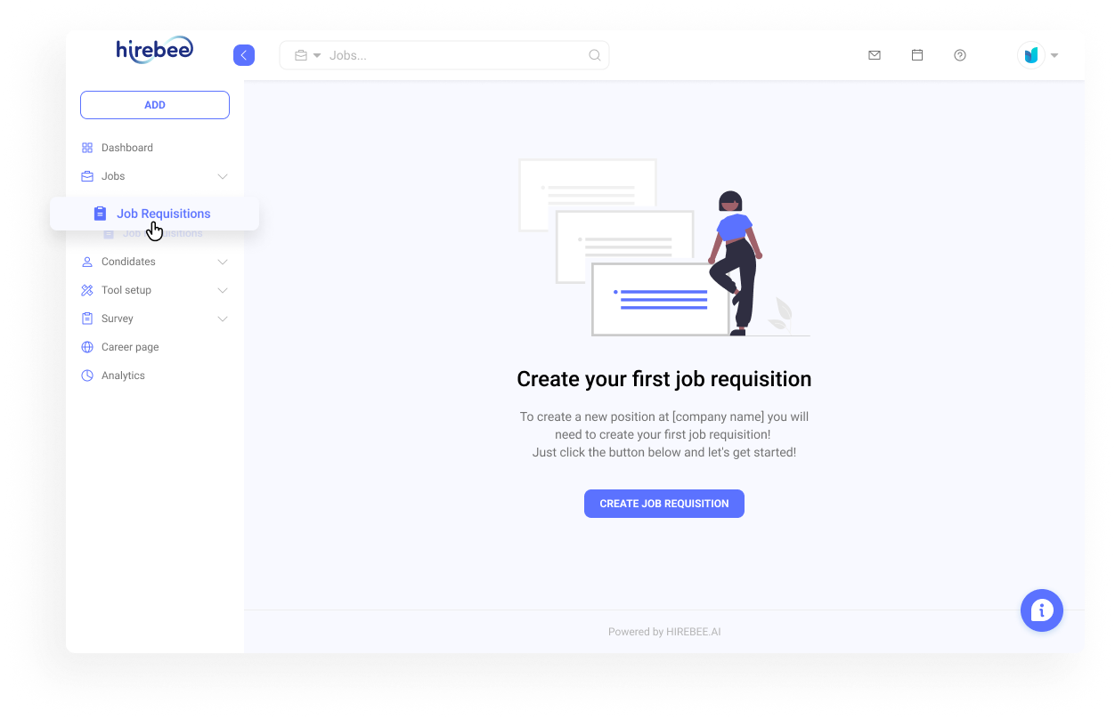 Hirebee automates job requisition for seamless team collaboration and hassle-free approvals.