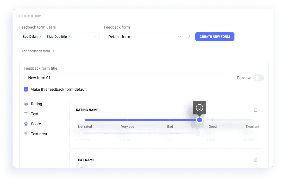 Create custom feedback forms for vacancies in Hirebee