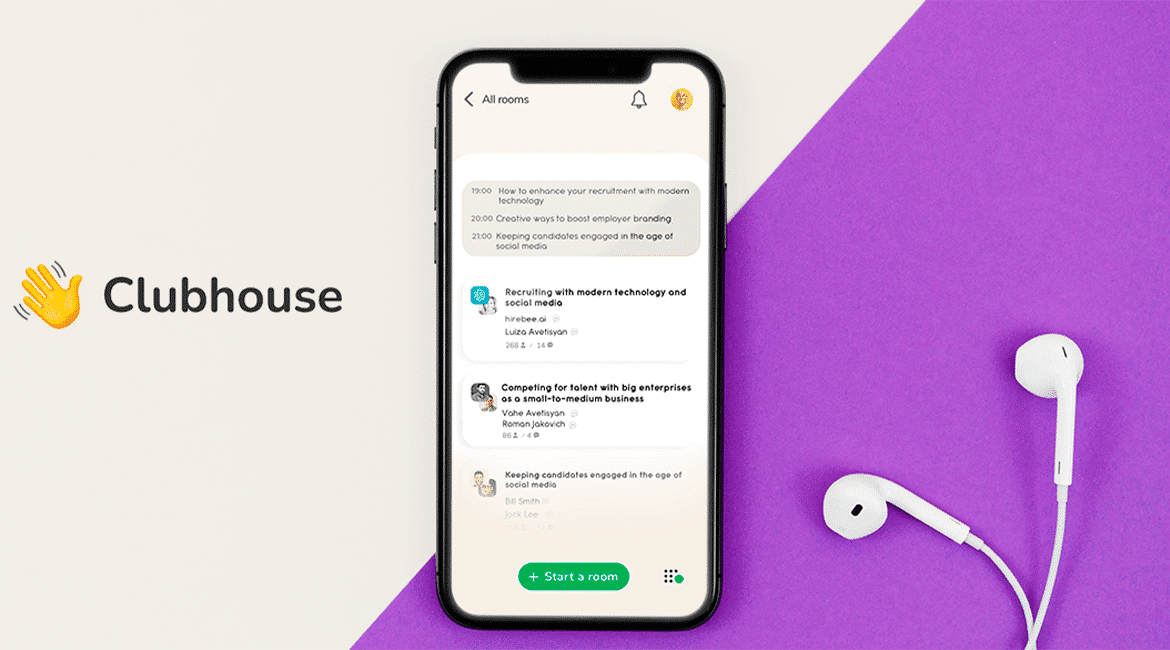 Clubhouse is an audio-based social networking app.