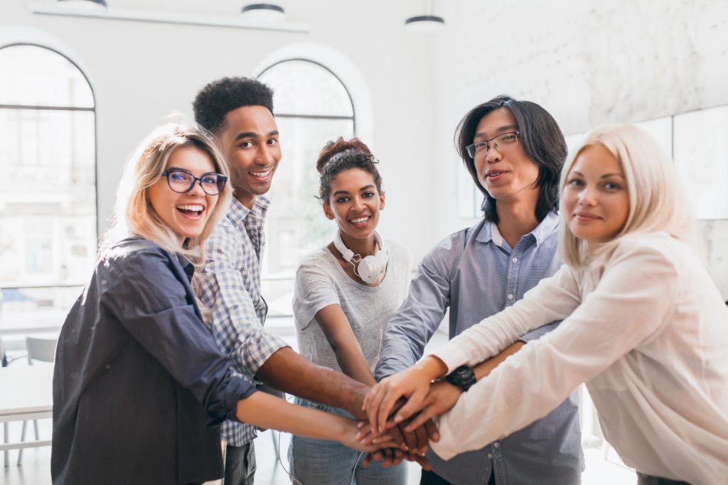 Diverse group of employees