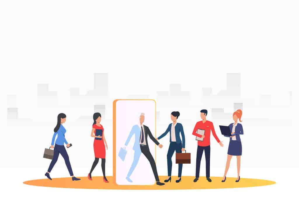 A visualization of how SaaS recruitment streamlines the hiring process