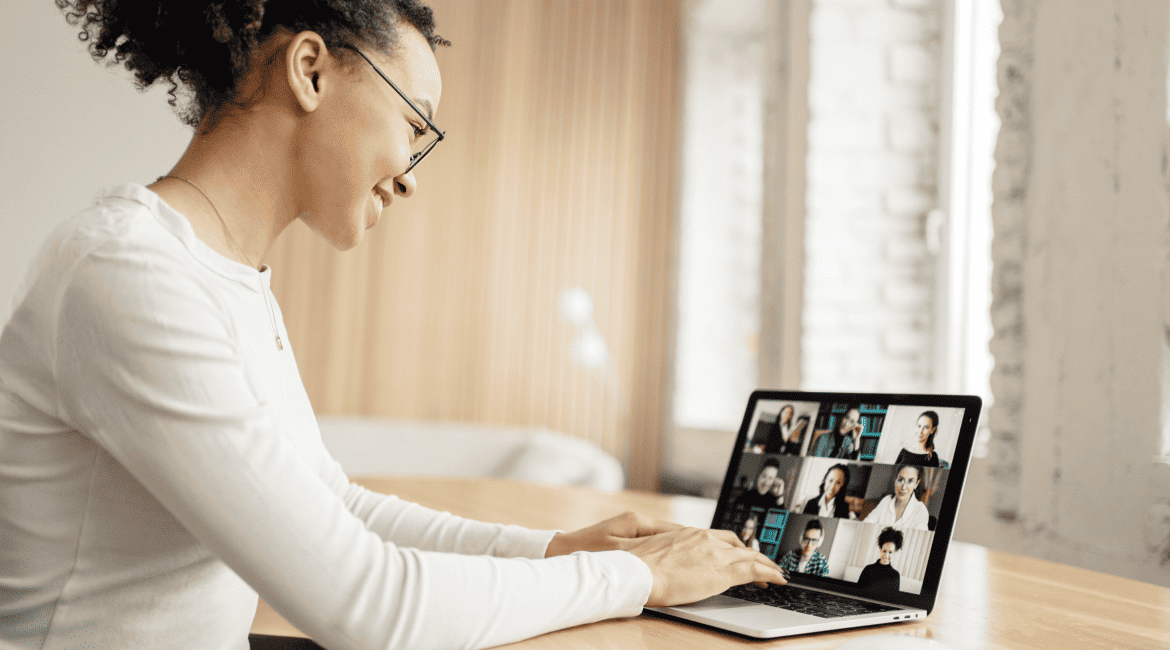 Women Having a Discussion with a Group of People