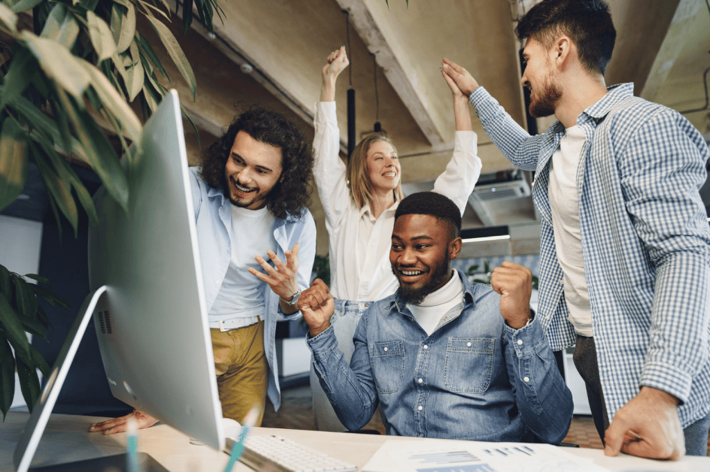 HR team successfully implementing data privacy and security