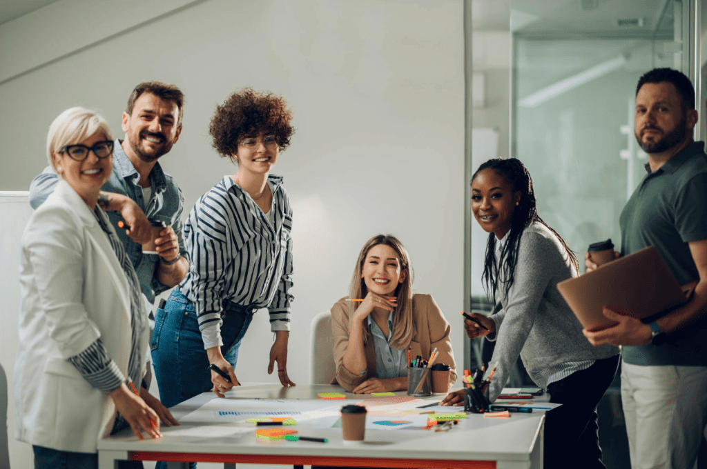 Team building strong employer brand