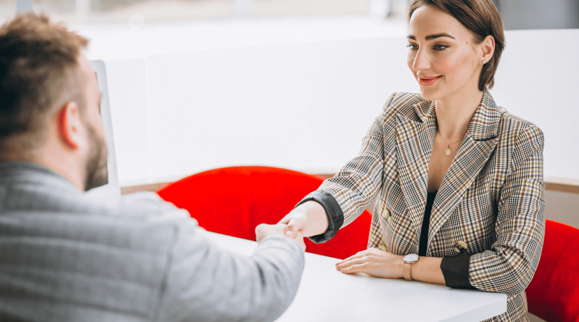 HR manager discussing terms for the paid time off