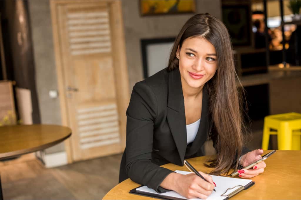 Candidate Filling Out Candidate Survey According To Future Recruitment Trends
