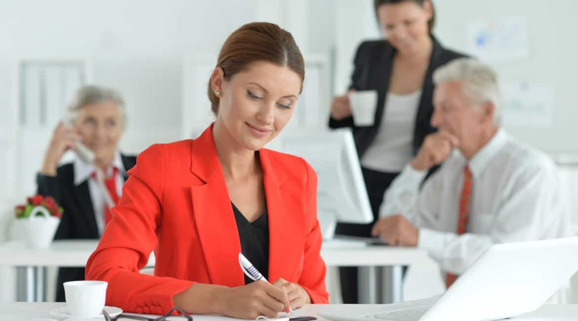 Candidate Filling Out Survey During Optimal Survey Moment