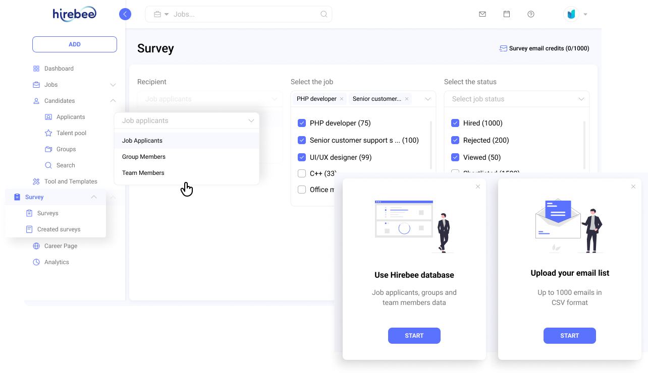 Surveys foster engagement, gather valuable feedback, and strengthen relationships by addressing the needs and preferences of team members, participants, and applicants.